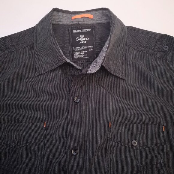 Private Member "The Collector's Items" Men's Size Large Long Sleeve Shirt - Picture 4 of 11
